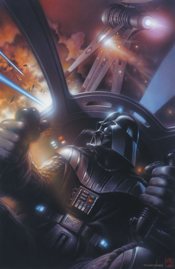 Darth Vader's black Eta-2 Actis-class light interceptor Darth Vader's black Eta-2 Actis-class light interceptor