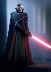 Dark Nefas sur Exegol, lors des dernières années de sa vie