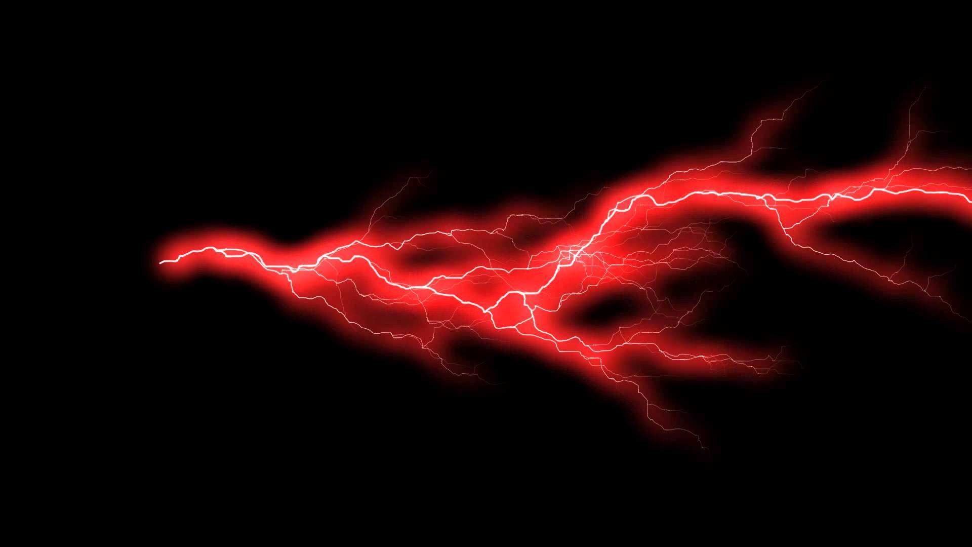 red lightning effect png