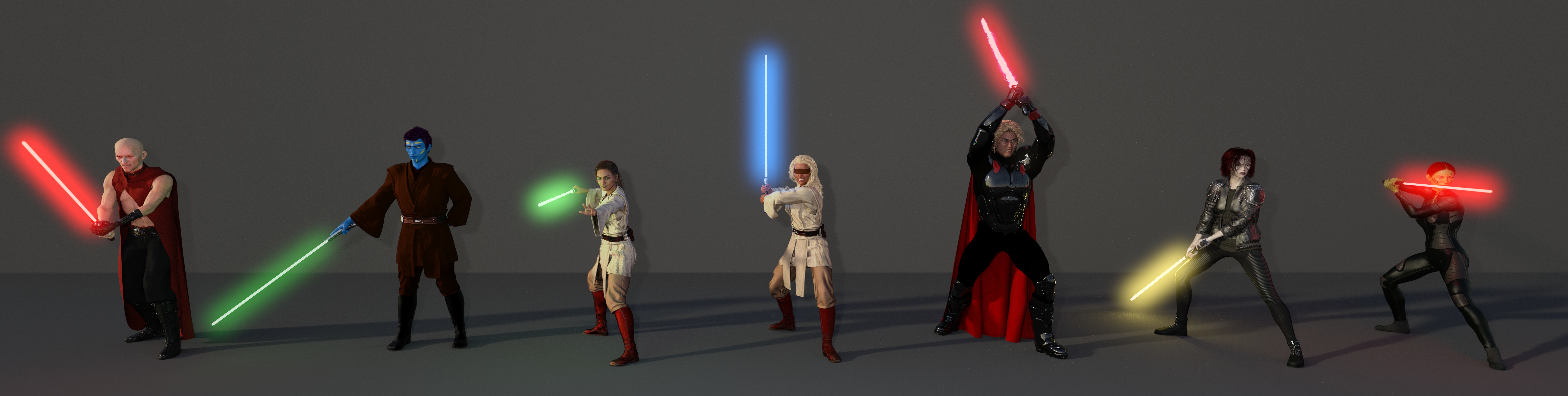 Lightsaber Fighting Styles