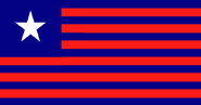 A variant of the "Blue Stripes and Star", also a failed national flag proposal