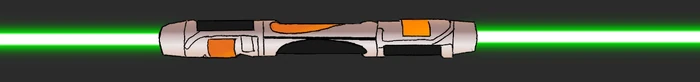 Le double sabre laser de Zatila Seprada (Illustration par Huge)