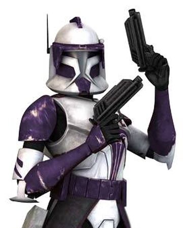 purple clone trooper
