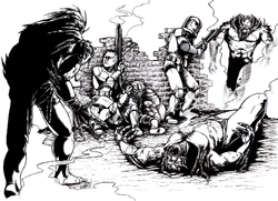 Two  and  Tuffass&mdash;prior to earning his name&mdash;face off against the .