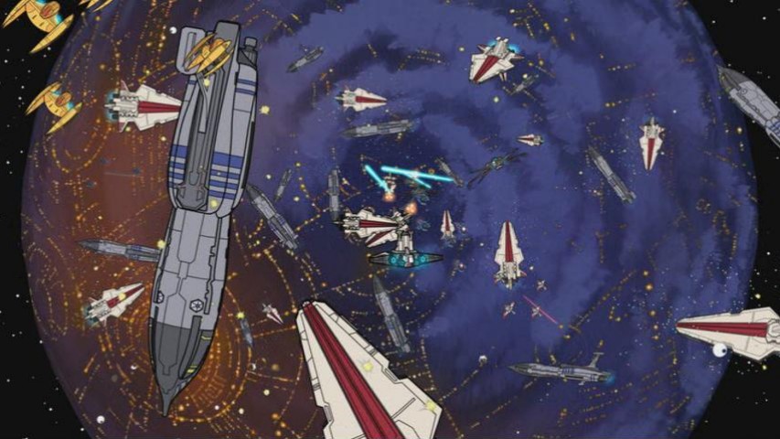 star wars battle of coruscant