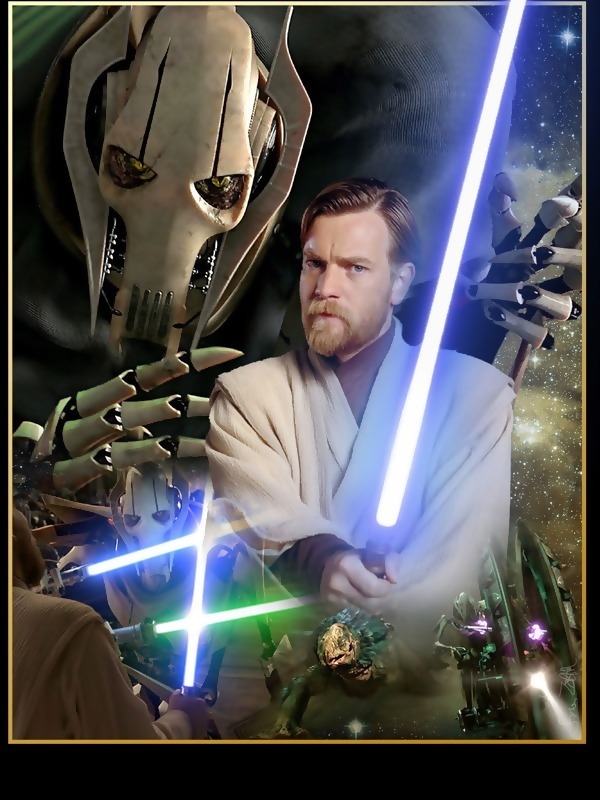 General Grievous and Obi-Wan Kenobi.