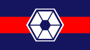The flag of the Confederate Starfighter Corps