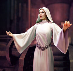 Взрослая Лея — сенатор и тайный повстанческий агент.