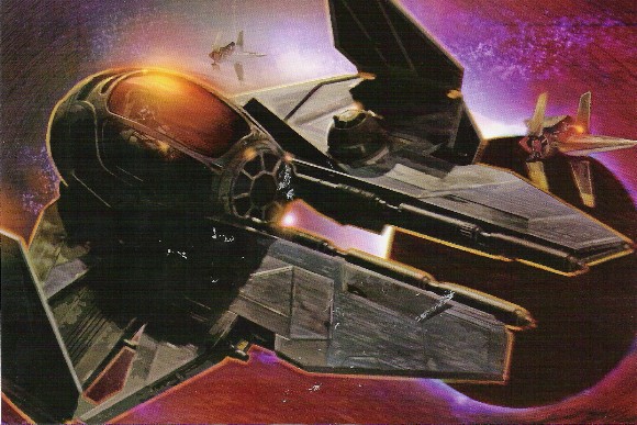 Darth Vader's black Eta-2 Actis-class light interceptor Darth Vader's black Eta-2 Actis-class light interceptor