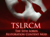 The Sith Lords Restored Content Mod