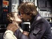 Between Han Solo and Luke Skywalker, Carrie says Han is the better kisser.