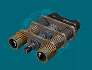 Electrobinoculars Cost: 15,000 cr Charges: 8 Reuse Time: 5 sec Duration: 15 min Effect Name: "Electrobinoculars Scanning for Enemies" Description: Provides a modest enhancement to your normal vision. When used, this item will increase your chances of detecting individuals under the cover of stealth. Buff: Modify chance to detect hidden enemies by 20.00 points.