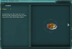 Plate of Tanray Meat