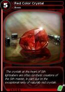 Red Color Crystal (card)