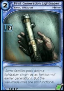 First Generation Lightsaber