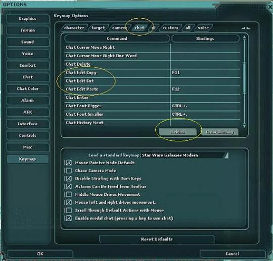 How to enable Copy Pasting | SWG Wiki | Fandom