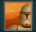 Painting of a Clone Trooper