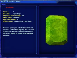 Rare Nova Crystal
