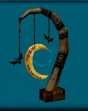 Crescent Moon House Sign (standing)