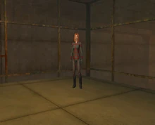 Mara Jade inside the Death Watch Bunker