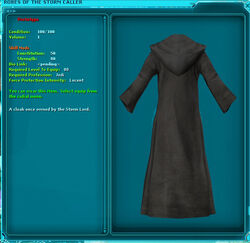 Robes of the Storm Caller | SWG Wiki | Fandom