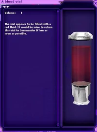 A blood vial