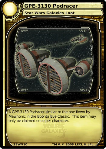 GPE-3130 Podracer | SWG Wiki | Fandom