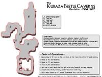 Kubaza Beetle Cavern map, by Kindarin Chin'tal