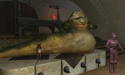 Jabba and G-5PO