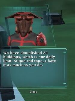 Demolition limit