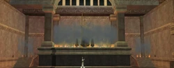 The Emperor's Throne Room, located within City Hall. Sith Council Chambers are located to the right.