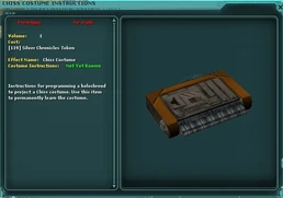 Instructions for learning a Chiss Costume