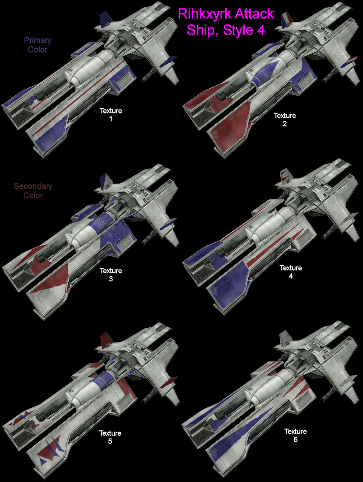 Rihkxyrk Attack Ship Chassis Blueprints Style 4 | SWG Wiki