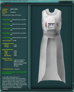 Snowtrooper Armor Chest