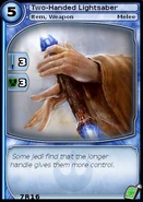 Two-Handed Lightsaber