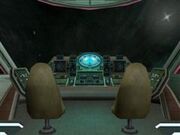 Bridge of a luxury yacht