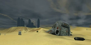 A crashsite outside Tyrena