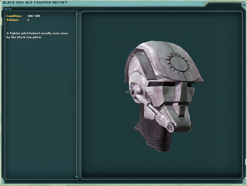 Black Sun Ace Fighter Helmet SWG Wiki Fandom Latest