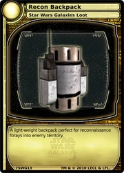 Recon Backpack (card)