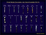 Gallery of lightsabers
