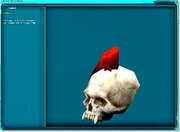 Candle on a Skull - right side