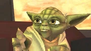 Yoda as seen in Jedi Alliance during a cutscene.