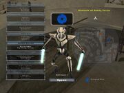 Grievous as he appears in the character selection screen of 