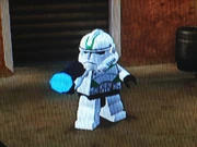 A swamp trooper from LEGO Star Wars