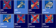 Adv Cruiser icons.