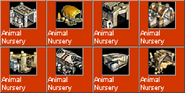 Animal Nursery icons.