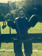 Bay the field hockey goalie