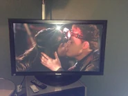 Bay and Emmett kiss. Emmett went with Bay on the trip 3x04 It Hurts To Wait with love If love is somewhere else