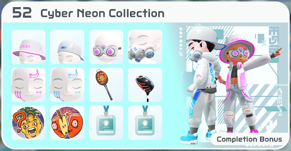 Cyber Neon Collection, Switch Sports Wiki