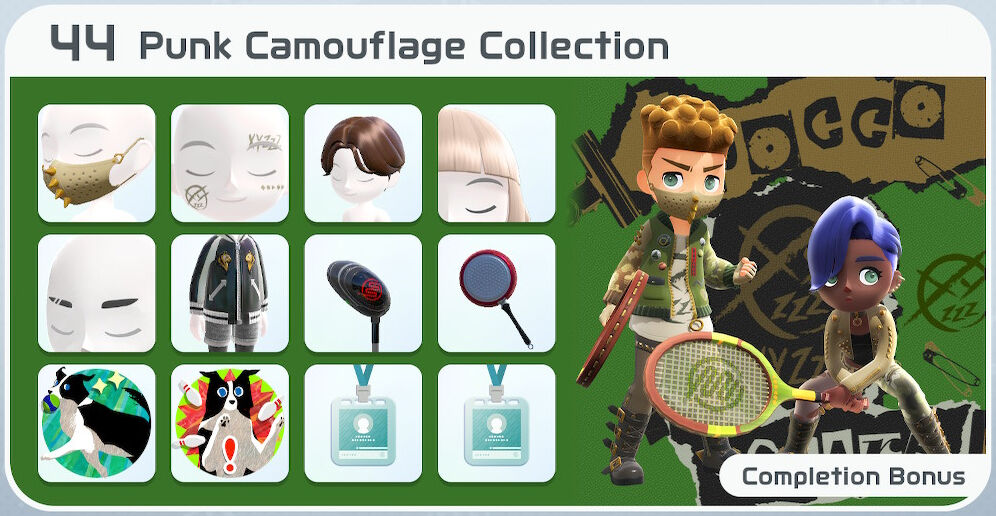 Punk Camouflage Collection | Switch Sports Wiki | Fandom